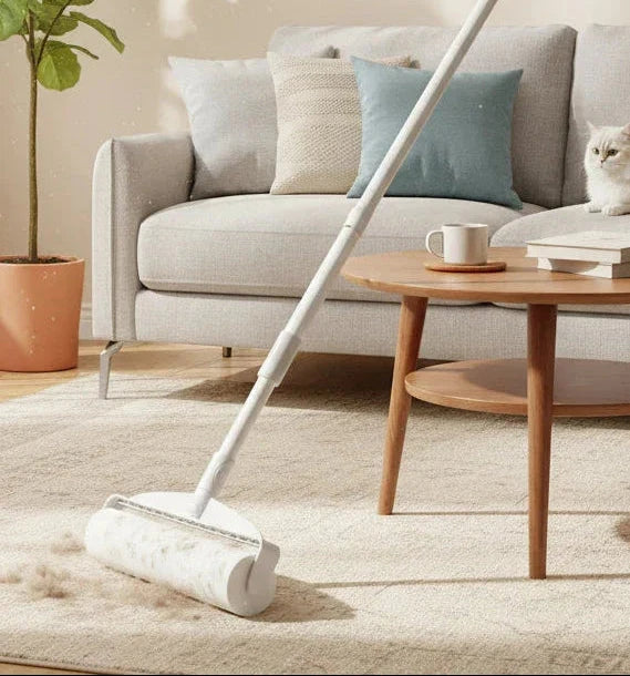 Floor Length Sticky Lint Roller for Pet Hair and Dust